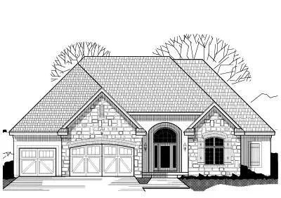 Traditional house plans 21-440 - front exterior, 3,260 sq ft, 3 bed, 3 bath house plans | Monster House Plans