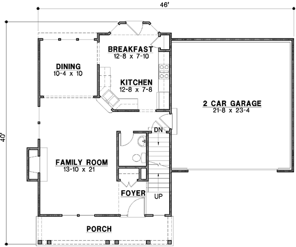 Main Floor Plan: 21-451