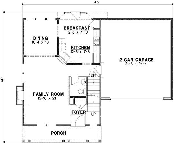 Main Floor Plan: 21-452