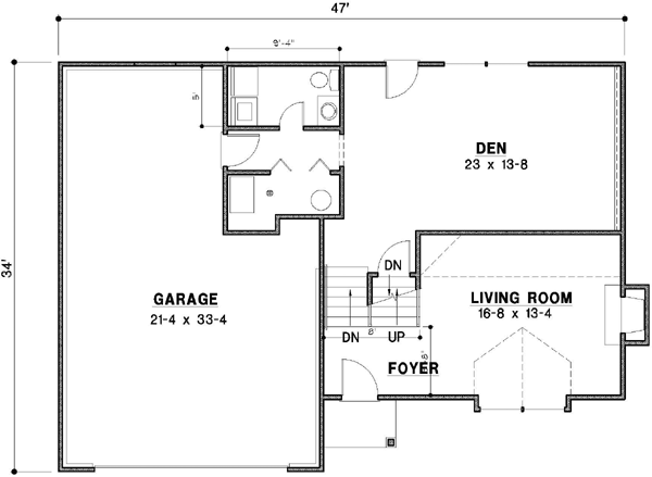 Main Floor Plan: 21-454