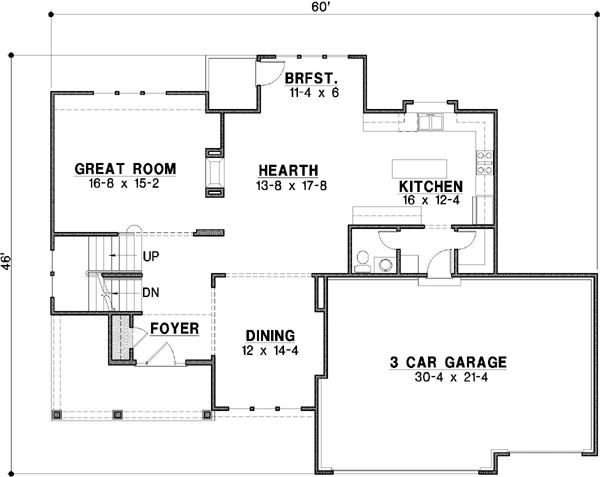 Main Floor Plan: 21-467