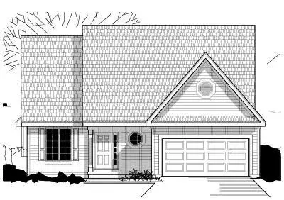 Traditional house plans 21-477 - front exterior, 1,557 sq ft, 3 bed, 2 bath house plans | Monster House Plans