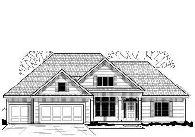 Traditional house plans 21-478 - front exterior, 3,687 sq ft, 4 bed, 4 bath house plans | Monster House Plans