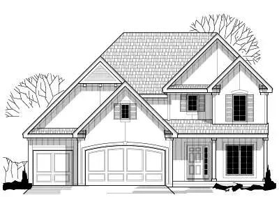 Traditional house plans 21-486 - front exterior, 2,353 sq ft, 4 bed, 3 bath house plans | Monster House Plans