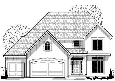 Traditional house plans 21-489 - front exterior, 2,741 sq ft, 4 bed, 3 bath house plans | Monster House Plans
