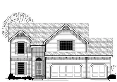Traditional house plans 21-503 - front exterior, 1,656 sq ft, 3 bed, 2 bath house plans | Monster House Plans