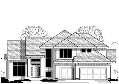 Traditional house plans 21-513 - front exterior, 5,053 sq ft, 5 bed, 4 bath house plans | Monster House Plans