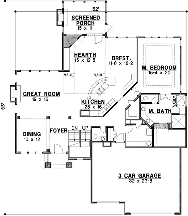 Main Floor Plan: 21-514
