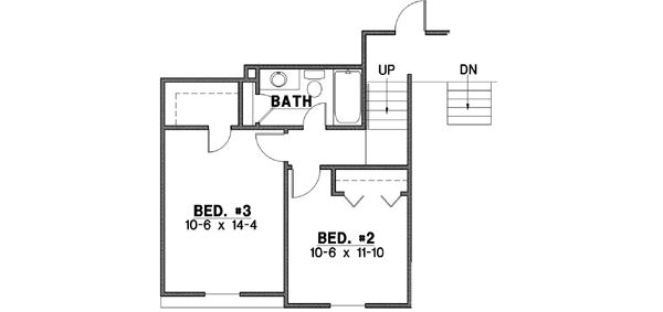 Upper/Second Floor Plan:21-518