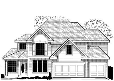 Traditional house plans 21-526 - front exterior, 2,814 sq ft, 4 bed, 3 bath house plans | Monster House Plans