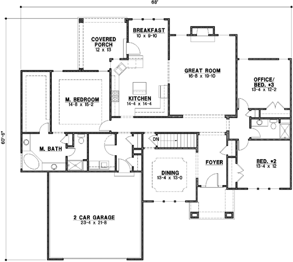Main Floor Plan: 21-556
