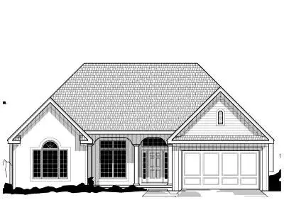 Traditional house plans 21-563 - front exterior, 2,032 sq ft, 3 bed, 2 bath house plans | Monster House Plans