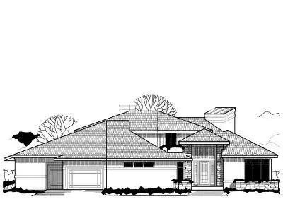 Traditional house plans 21-568 - front exterior, 3,275 sq ft, 3 bed, 2 bath house plans | Monster House Plans