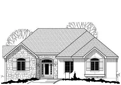 Traditional house plans 21-573 - front exterior, 4,394 sq ft, 3 bed, 3 bath house plans | Monster House Plans