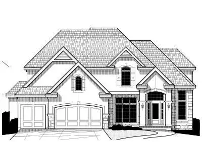 Traditional house plans 21-583 - front exterior, 5,325 sq ft, 5 bed, 4 bath house plans | Monster House Plans