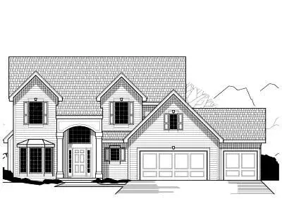 Traditional house plans 21-594 - front exterior, 2,402 sq ft, 4 bed, 3 bath house plans | Monster House Plans