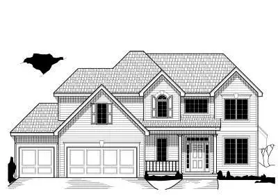 Traditional house plans 21-602 - front exterior, 2,124 sq ft, 4 bed, 2 bath house plans | Monster House Plans