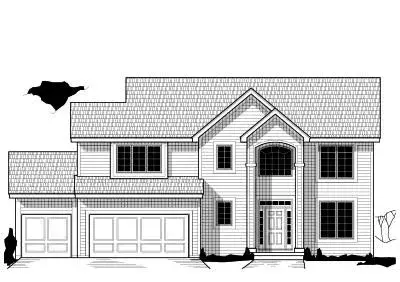 Traditional house plans 21-603 - front exterior, 2,219 sq ft, 4 bed, 2 bath house plans | Monster House Plans