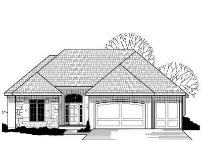 Traditional house plans 21-617 - front exterior, 3,629 sq ft, 4 bed, 3 bath house plans | Monster House Plans