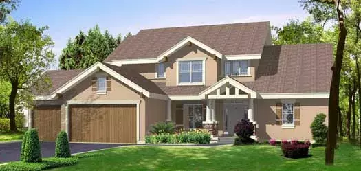 Craftsman house plans 21-641 - front exterior, 3,268 sq ft, 4 bed, 3 bath house plans | Monster House Plans