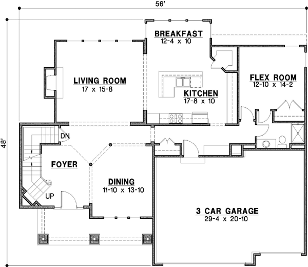 Main Floor Plan: 21-644