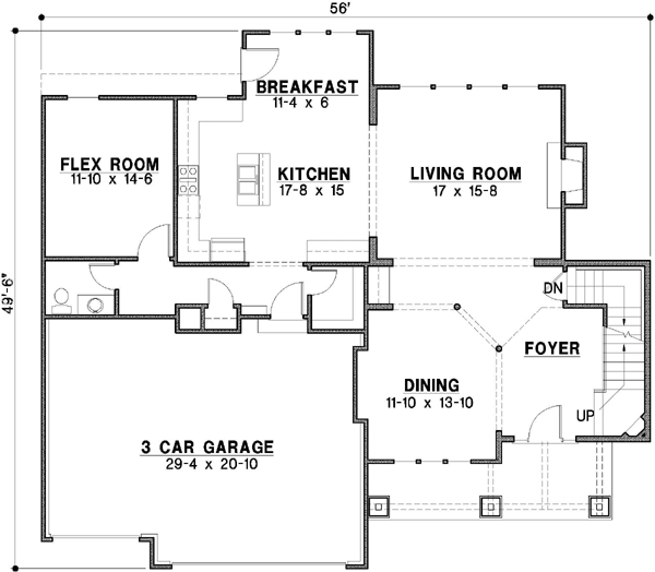 Main Floor Plan: 21-646