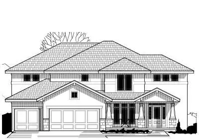 Craftsman house plans 21-647 - front exterior, 3,060 sq ft, 4 bed, 3 bath house plans | Monster House Plans