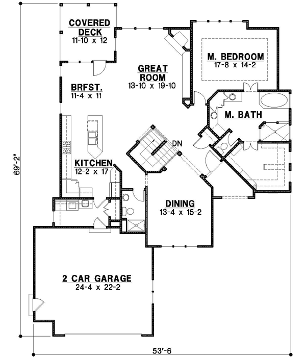 Main Floor Plan: 21-690