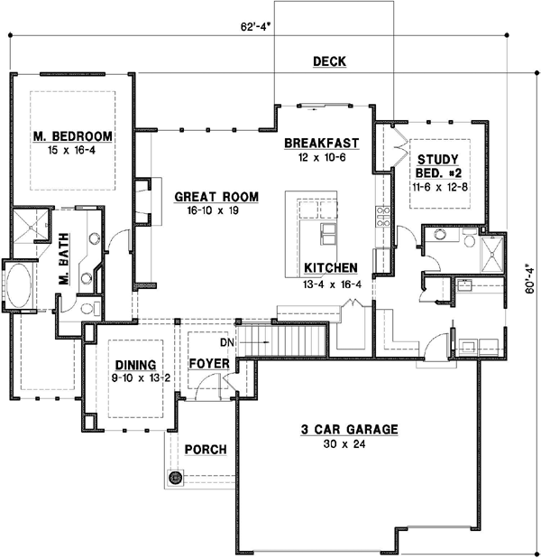 Main Floor Plan: 21-711