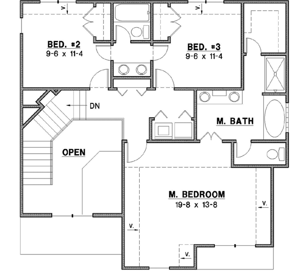 Upper/Second Floor Plan:21-724