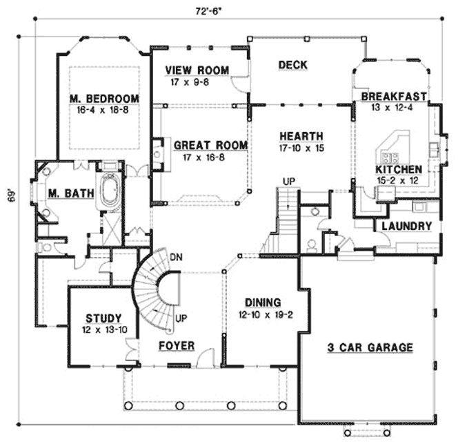 Main Floor Plan: 21-731