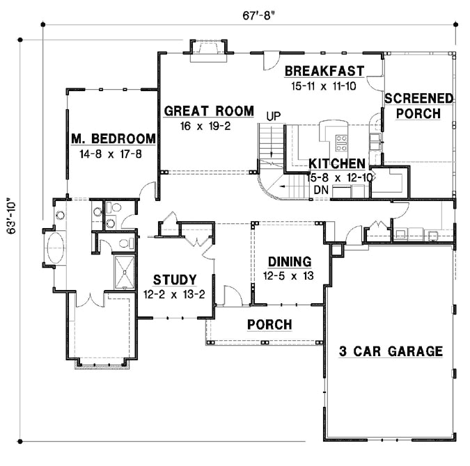 Main Floor Plan: 21-747