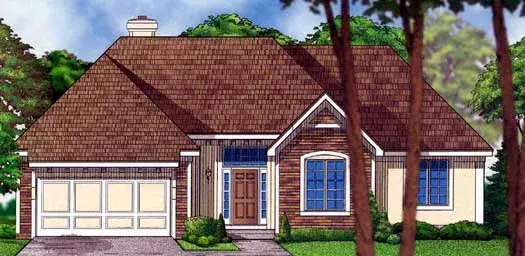 Traditional house plans 21-758 - front exterior, 3,856 sq ft, 4 bed, 3 bath house plans | Monster House Plans