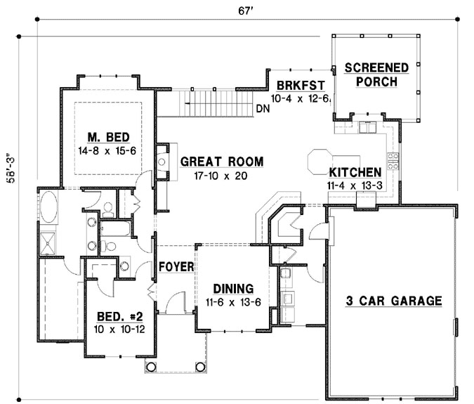 Main Floor Plan: 21-770