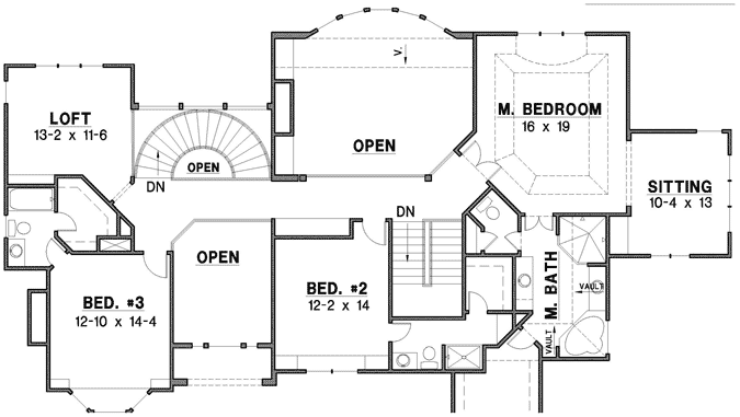 Upper/Second Floor Plan:21-796