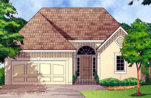 Traditional house plans 21-801 - front exterior, 2,335 sq ft, 3 bed, 2 bath house plans | Monster House Plans