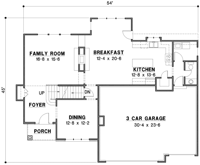 Main Floor Plan: 21-803