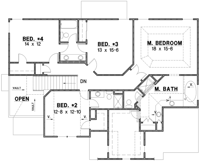 Upper/Second Floor Plan:21-803