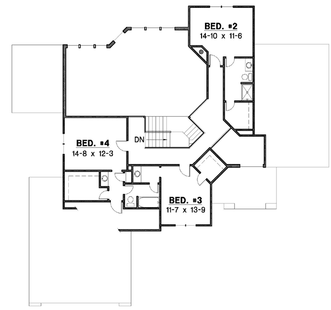 Upper/Second Floor Plan:21-805