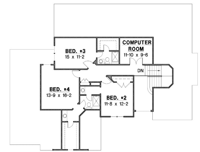 Upper/Second Floor Plan:21-814