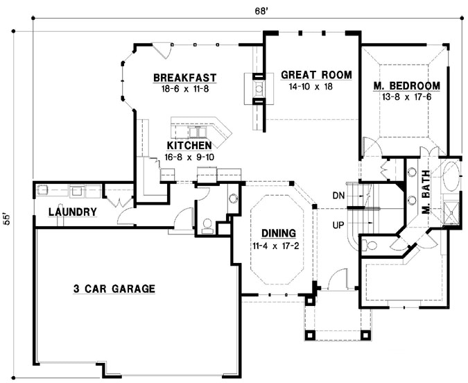 Main Floor Plan: 21-817