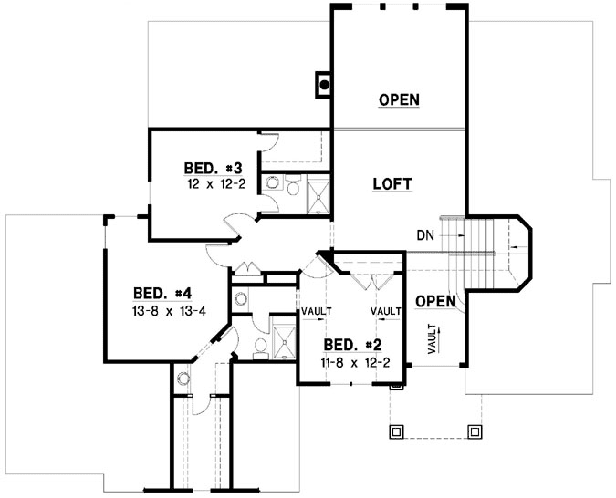 Upper/Second Floor Plan:21-817