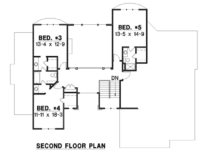 Upper/Second Floor Plan:21-854