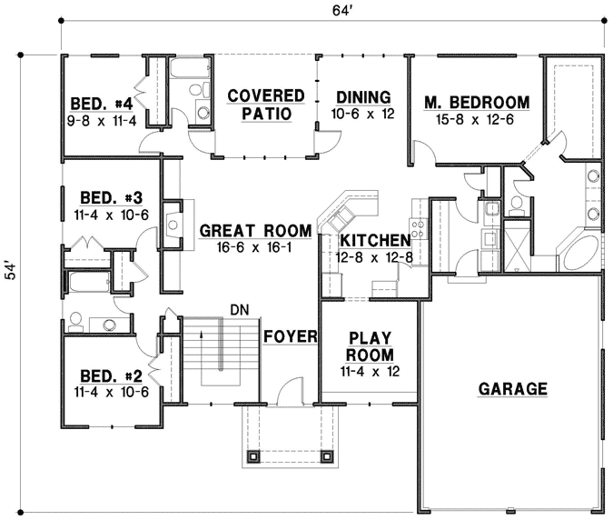 Main Floor Plan: 21-870