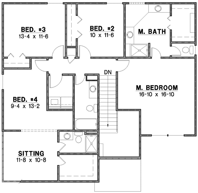 Upper/Second Floor Plan:21-871