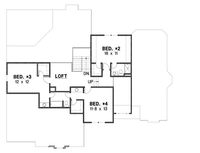 Upper/Second Floor Plan:21-886