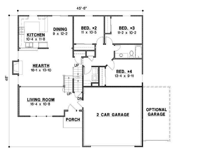Main Floor Plan: 21-888