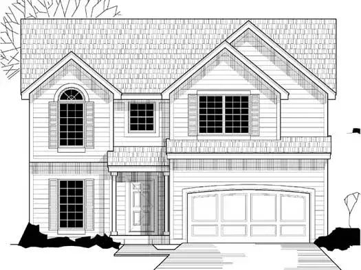 Traditional house plans 21-976 - front exterior, 1,923 sq ft, 4 bed, 2 bath house plans | Monster House Plans