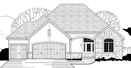 Traditional house plans 21-991 - front exterior, 3,200 sq ft, 4 bed, 3 bath house plans | Monster House Plans
