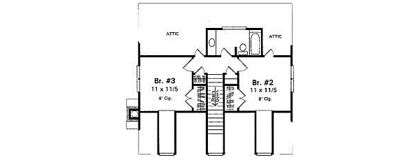 Upper/Second Floor Plan:22-120
